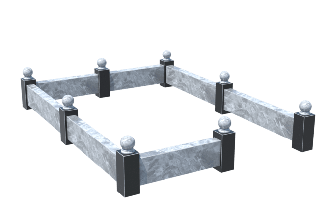 Цоколи на могилу в Ярославле | Цоколь на могилу №0031