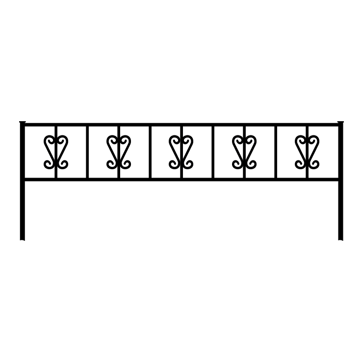 Металлические оградки, столы, скамейки в Ярославле | Оградка №8