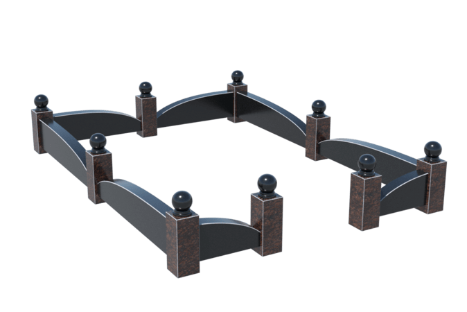 Цоколи на могилу в Ярославле | Цоколь на могилу №0044