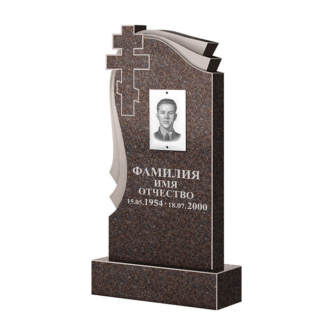 Гранитные памятники в Ярославле | Памятник из гранита Елизовский ФГЦ-081