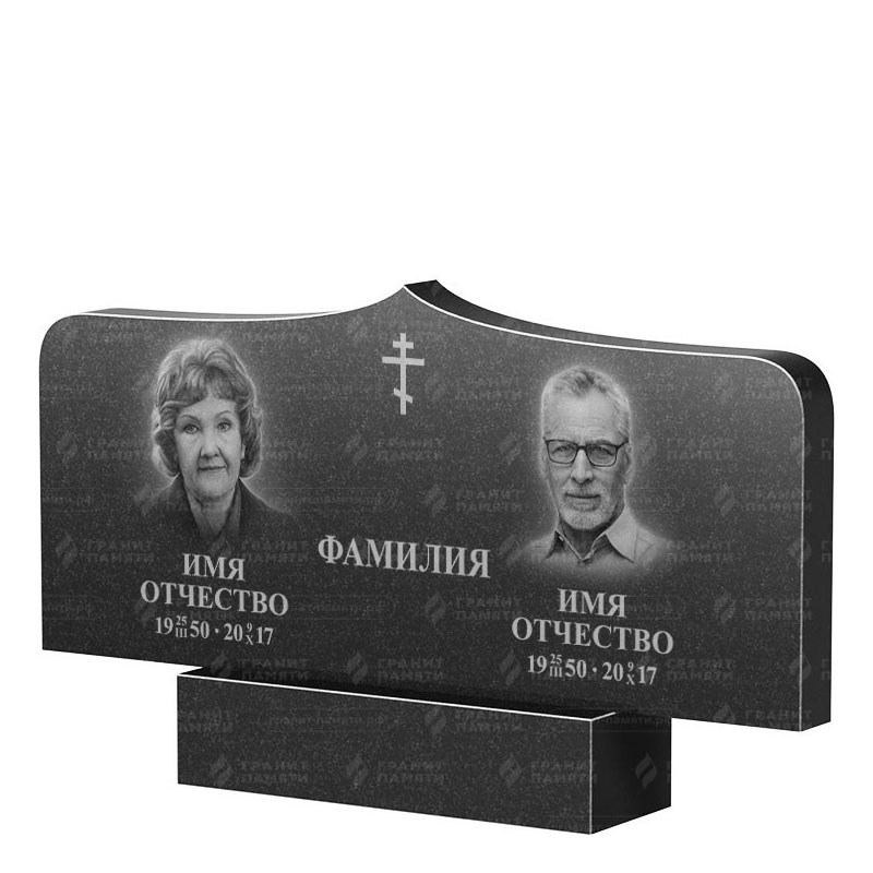 Гранитные памятники в Ярославле | Двойной гранитный памятник ФГ-260