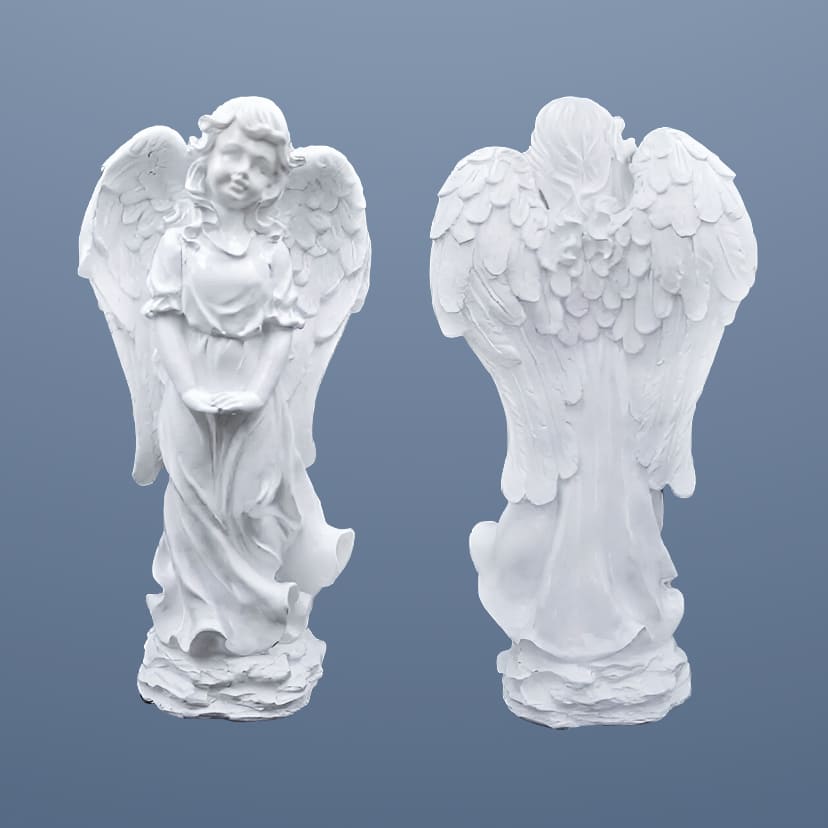 Скульптуры из искусственного мрамора на памятник в Ярославле | Скульптура Ангела №1