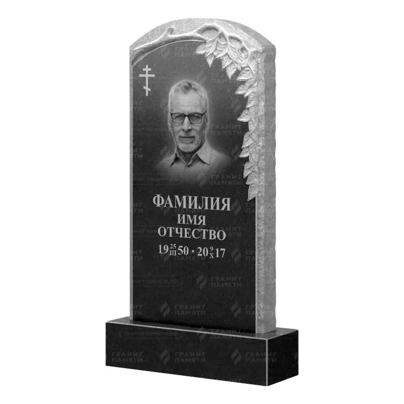 Памятники из гранита с деревом в Ярославле | Гранитный памятник ФГ-107