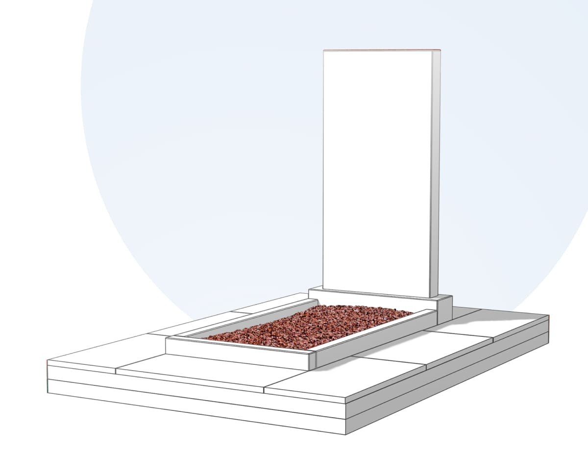 Засыпка цветника камушками в Ярославле