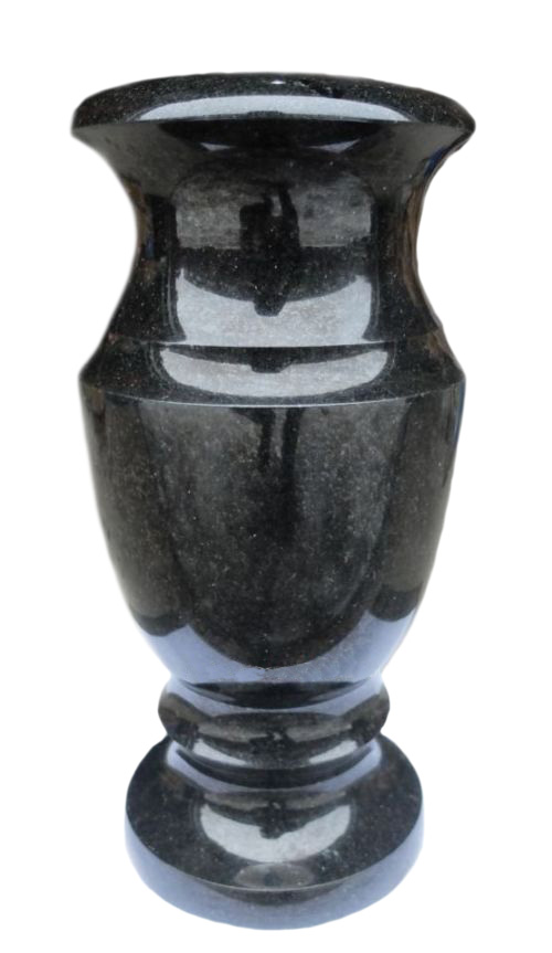 Вазы из камня в Ярославле | Ваза гранитная «Габбро 30»