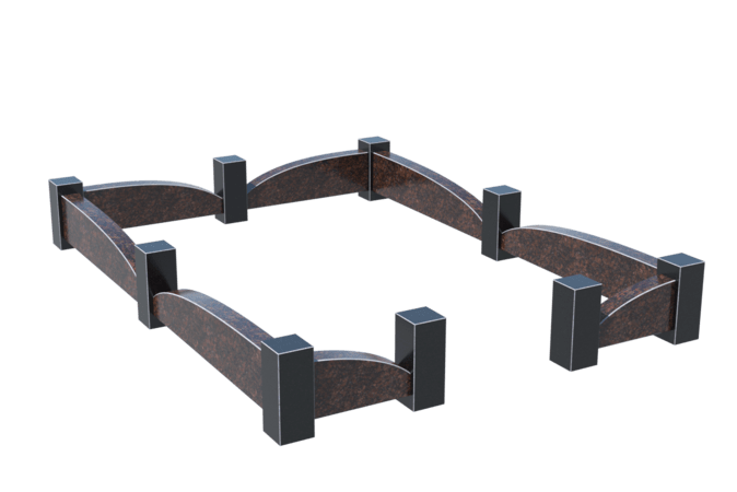 Цоколи на могилу в Ярославле | Цоколь на могилу №0042