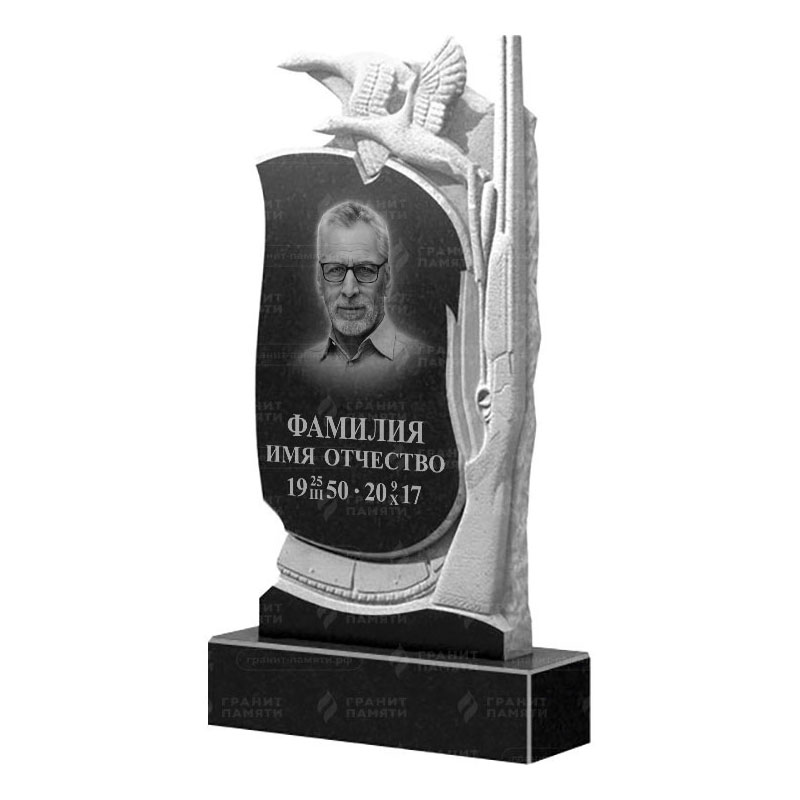 Памятники из гранита резные в Ярославле | Гранитный памятник ФГ-122