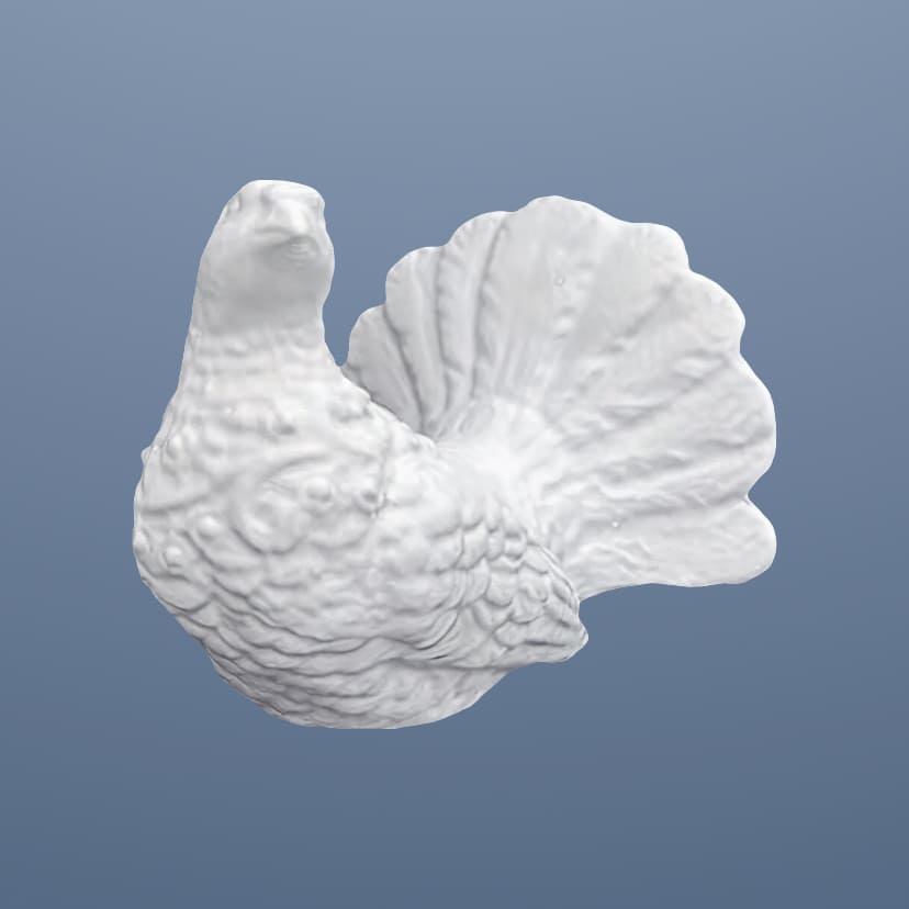 Скульптуры из искусственного мрамора на памятник в Ярославле | Голубь лево