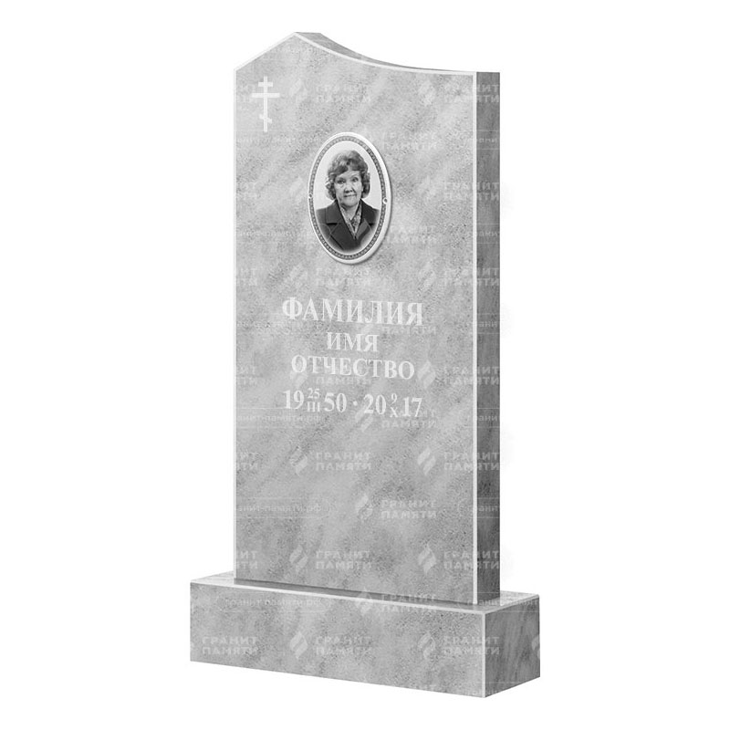 Бюджетные памятники в Ярославле | Мраморный памятник ФМ-008