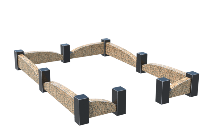 Цоколи на могилу в Ярославле | Цоколь на могилу №0046