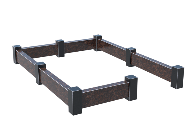 Цоколи на могилу в Ярославле | Цоколь на могилу №0033