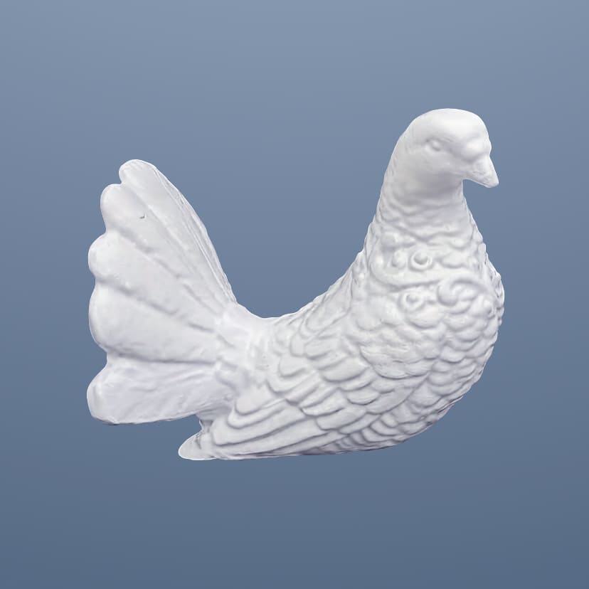 Скульптуры из искусственного мрамора на памятник в Ярославле | Голубь право