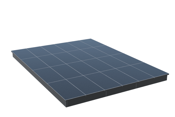 Площадки на могилу в Ярославле | Площадка с вертикальной (10 см) облицовкой гранитом Габбро