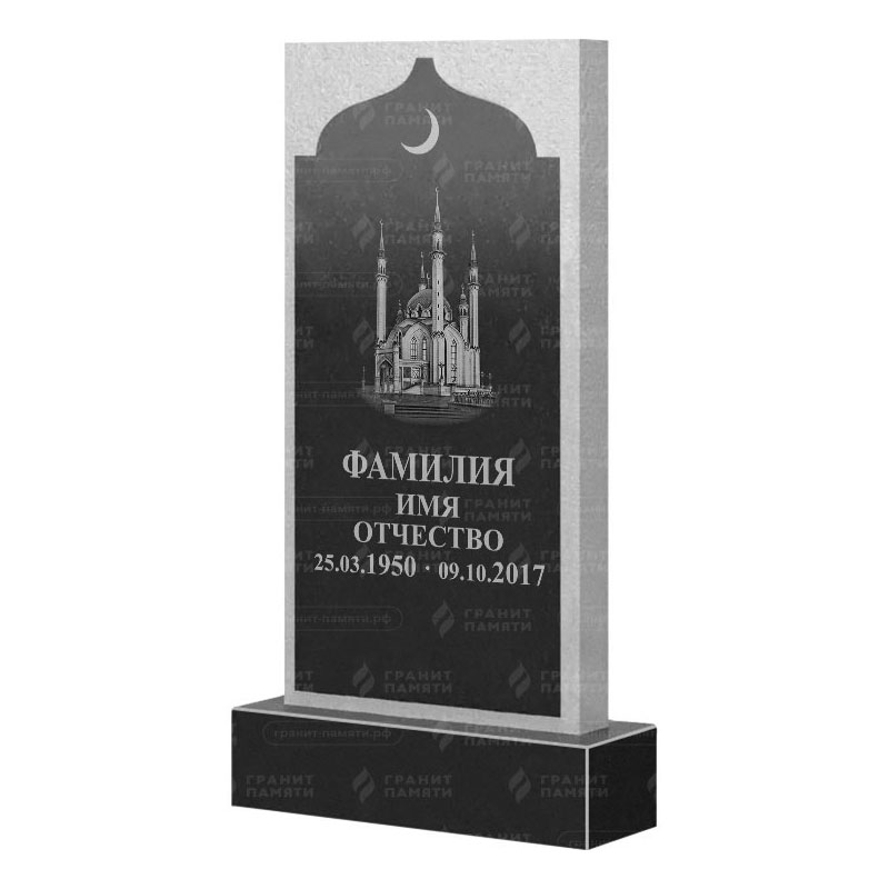 Мусульманские памятники на могилу в Ярославле | Гранитный памятник ФГ-167