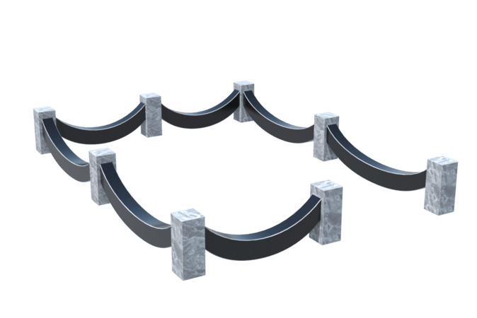 Цоколи на могилу в Ярославле | Цоколь на могилу №0023