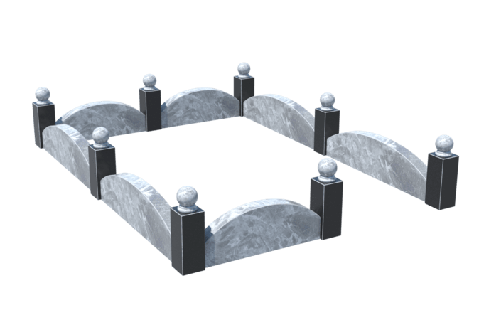 Цоколи на могилу в Ярославле | Цоколь на могилу №0003