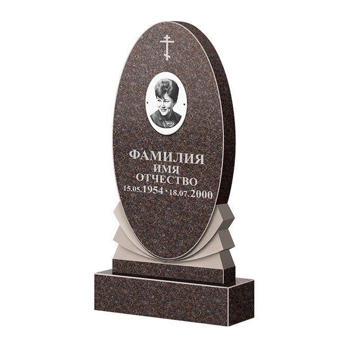 Памятники из цветного гранита в Ярославле | Памятник из гранита Елизовский ФГЦ-068