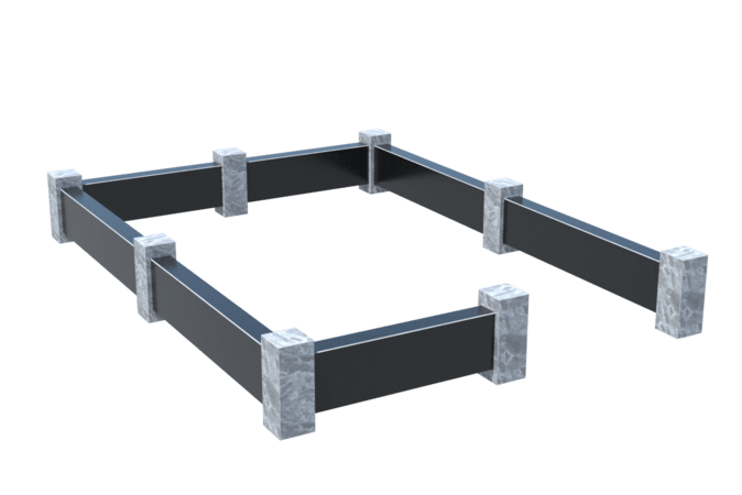 Цоколи на могилу в Ярославле | Цоколь на могилу №0032