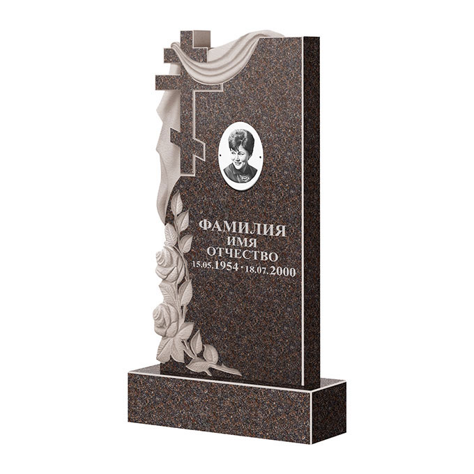 Гранитные памятники в Ярославле | Памятник из гранита Елизовский ФГЦ-189