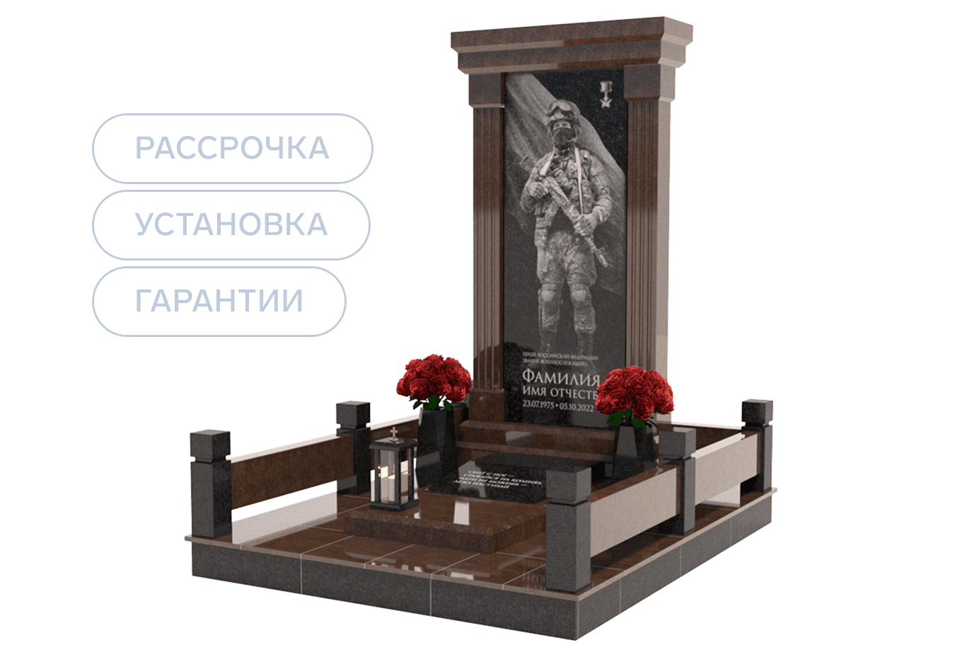 Памятники участникам СВО и боевых действий в Ярославле